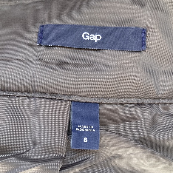 Gap Tartan Mini skirt size 6 EUC worn once.Grey cream & orange - Picture 6 of 9